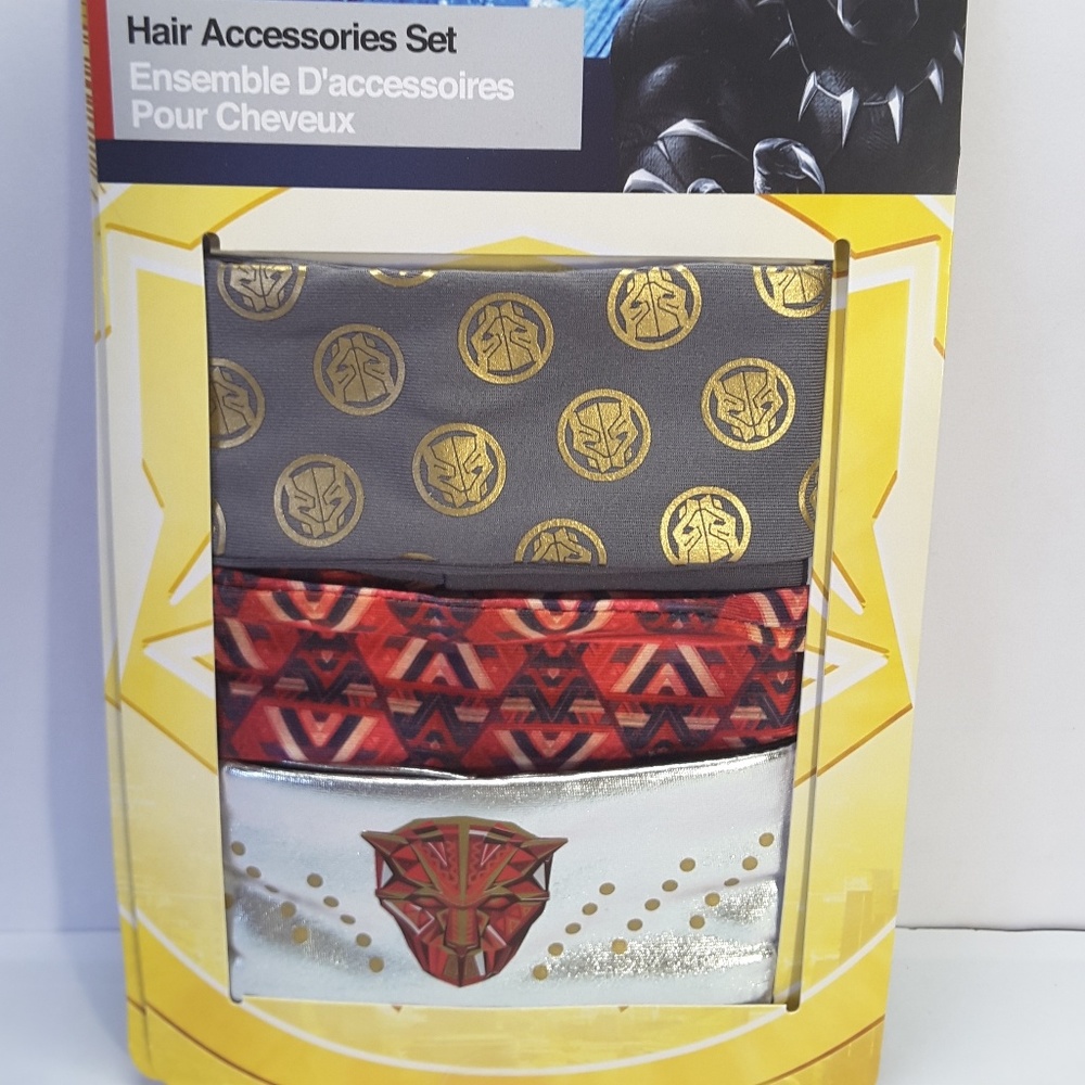 Black Panther Disney Headband Set of 3